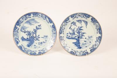 A pair of early 19th Century blue and