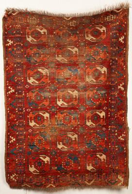 An Ersari rug, West Turkestan, the deep