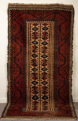 A Belouch rug, East Turkestan,