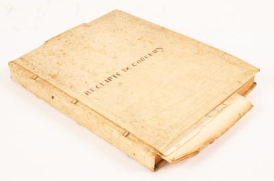 Manuscript Cookery Book, A late 18th