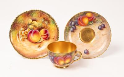 A Royal Worcester cabinet cup and 36b25c