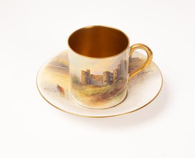 A Royal Worcester cabinet coffee