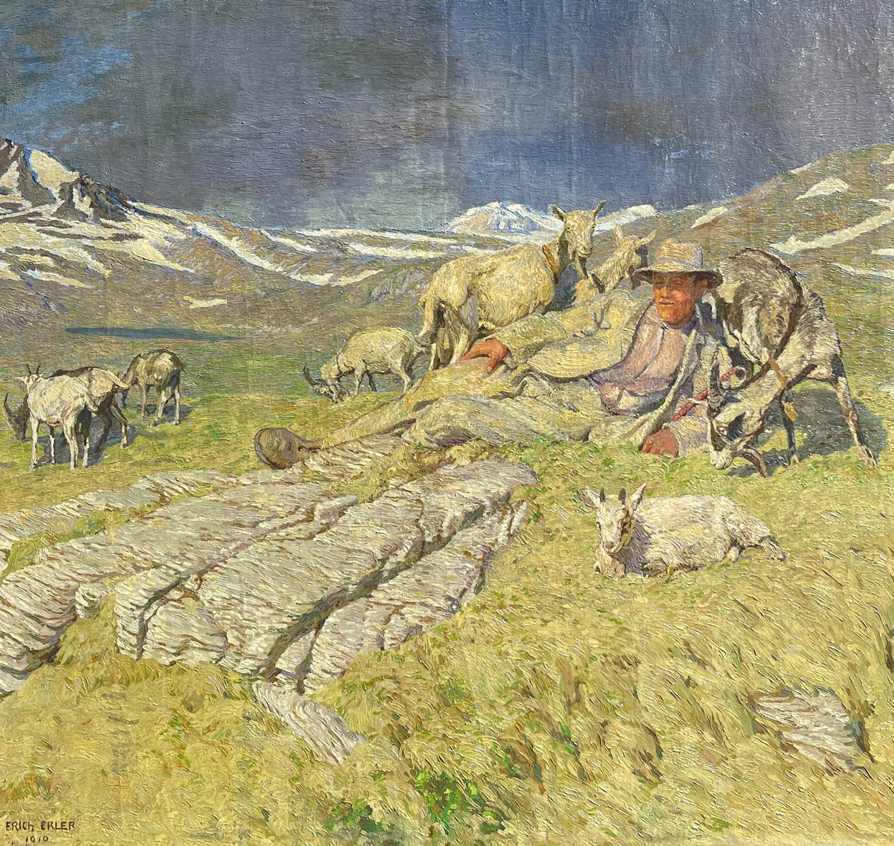 ERLER, Erich, (Austrian, b. 1894): Mountain