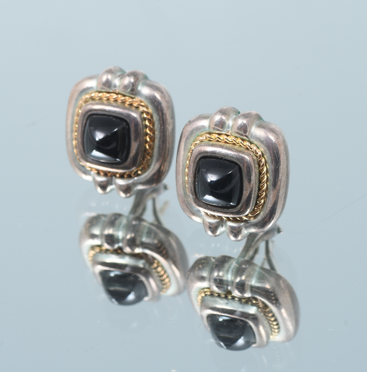 TIFFANY CO STERLING 18K ONYX 36b29b