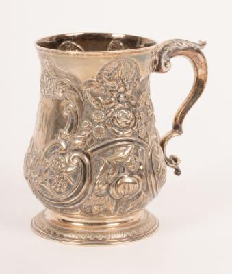 A George III silver mug makers 36b2e5