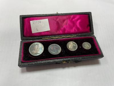A set of Victorian Maundy money