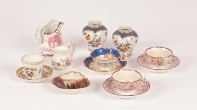 A group of decorative porcelain comprising