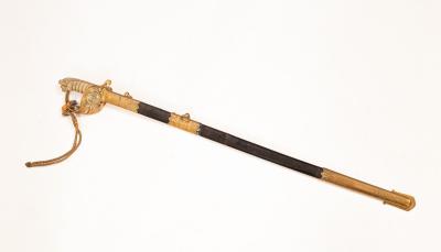 A Royal Naval Officers sword with 36b3b5