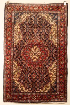 A Sarouk rug, West Persia, the indigo