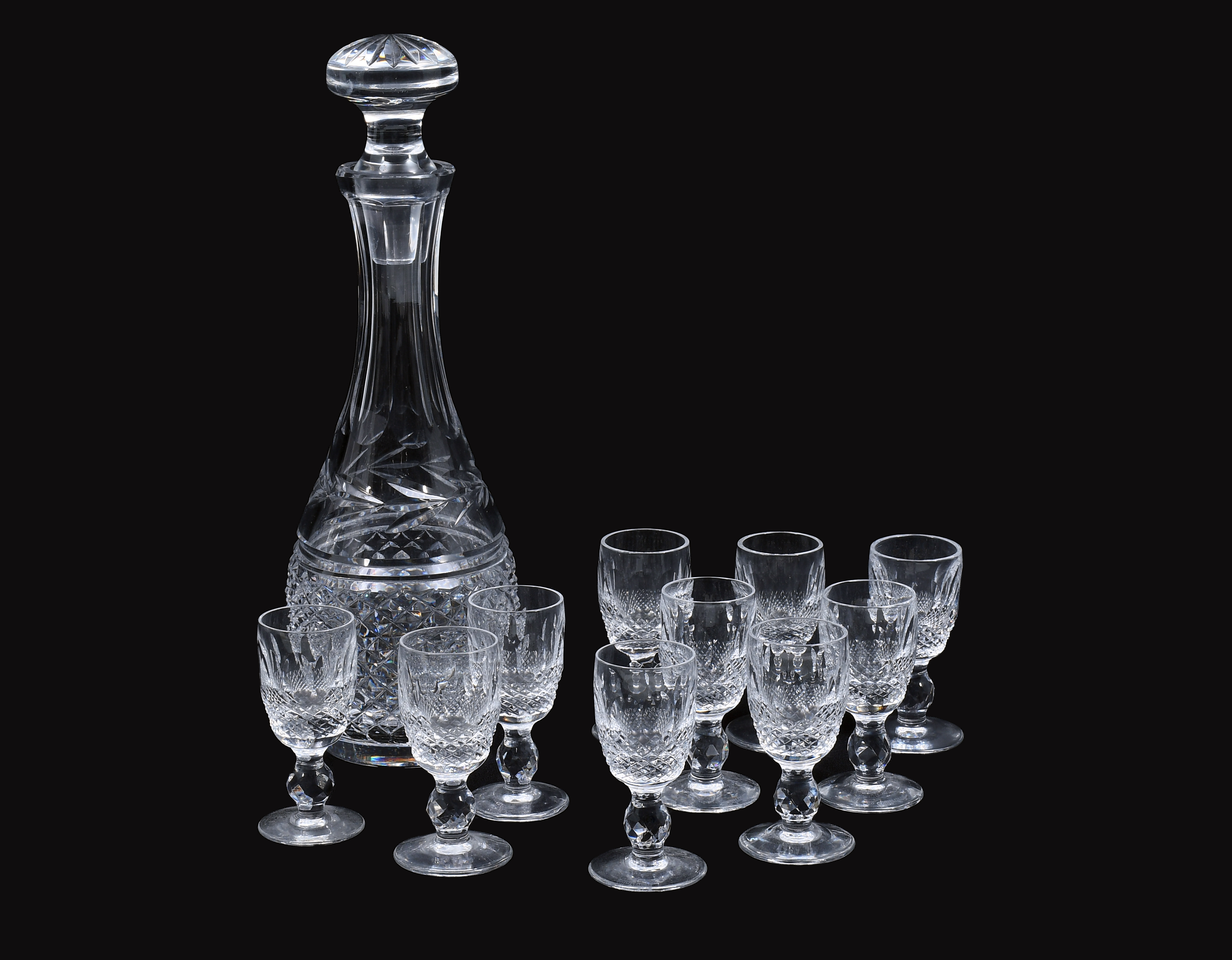 11 PC WATERFORD CRYSTAL DECANTER 36b411