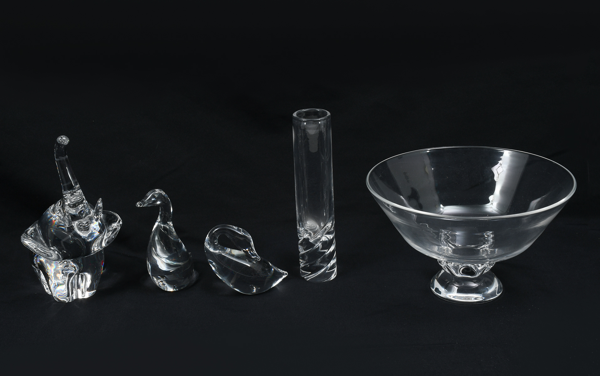 5 PC STEUBEN CRYSTAL COLLECTION  36b437