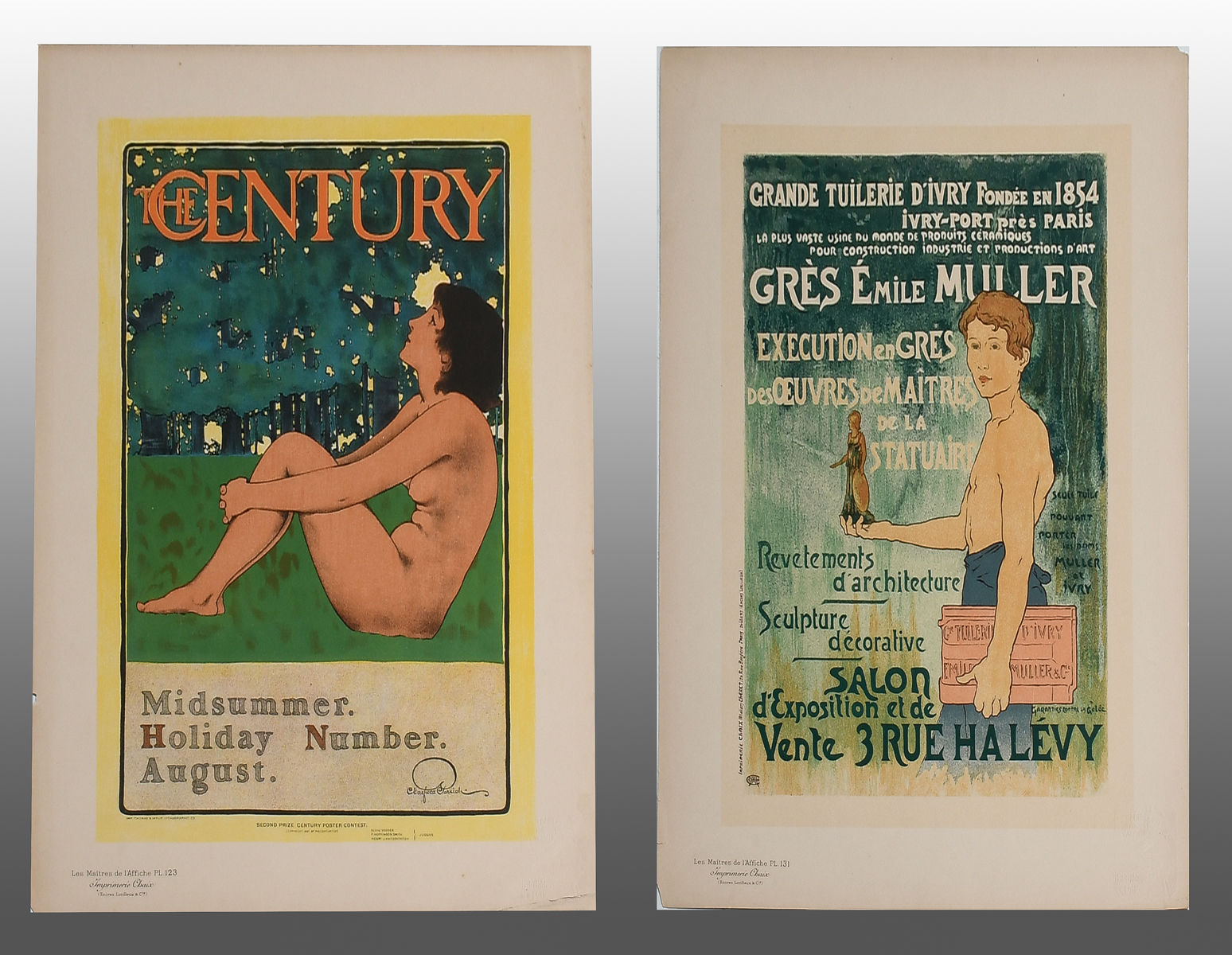 TWO LES MAITRE DE L AFFICHE POSTERS  36b444