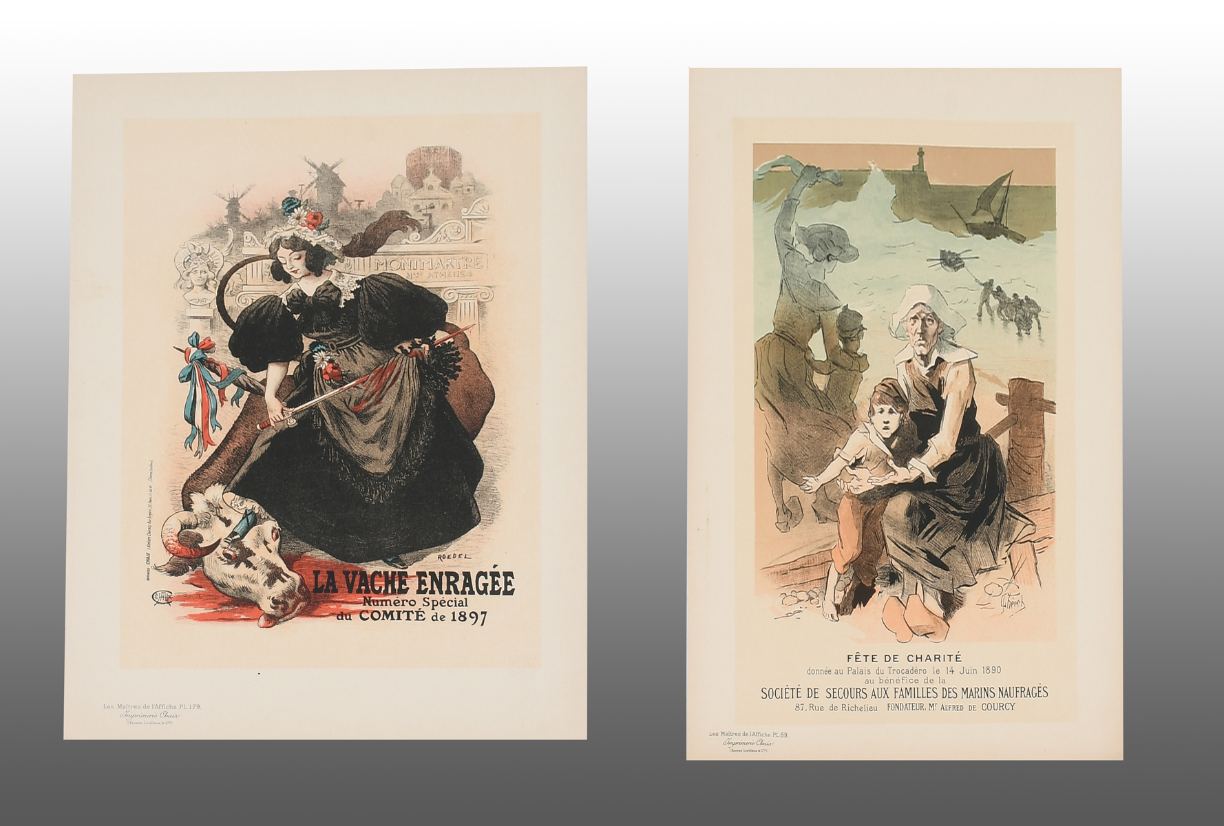 TWO LES MAITRE DE L AFFICHE POSTERS  36b44f