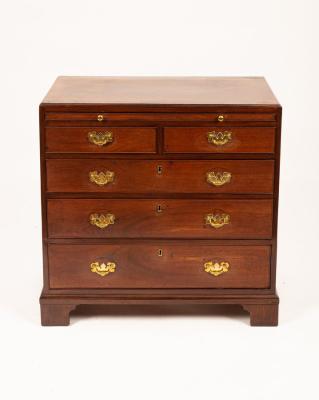 A George III mahogany chest fitted 36b4c3