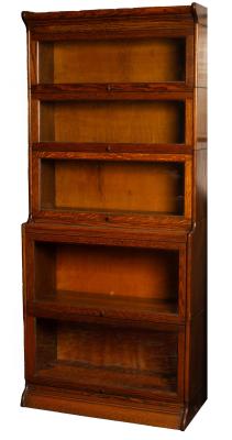 An oak Globe Wernicke type bookcase  36b4ee