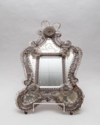 A Venetian glass framed mirror  36b541