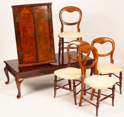 A set of four Victorian mahogany 36b560