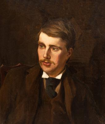 Attributed to Roger Eliot Fry 1866 1934 Portrait 36b561