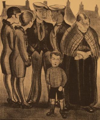 William Frederick Colley (1907-1957)/Family/lithograph,