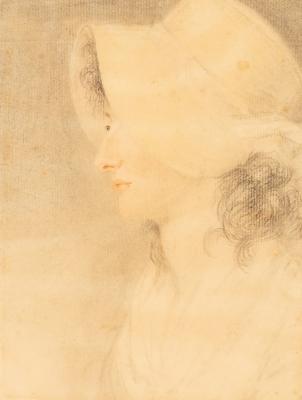 John Downman 1750 1824 Bust Portrait 36b5e9