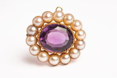 A 19th Century amethyst and pearl 36b618