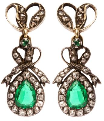 A pair of early 19th Century diamond