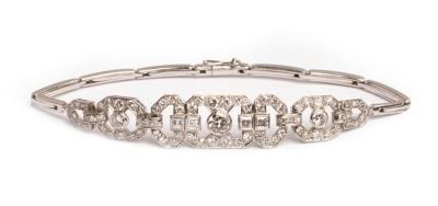 An Art Deco diamond bracelet the 36b63b