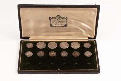 A set of twelve George III silver
