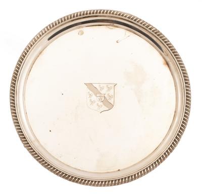 A George III circular silver card 36b67a