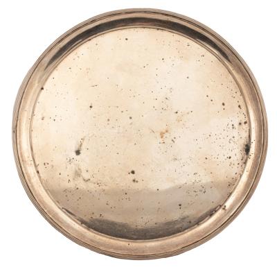 A circular silver salver Vander 36b694