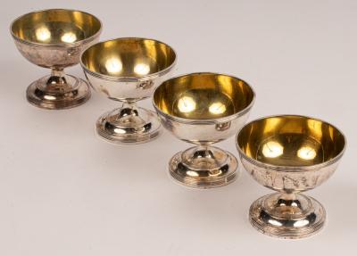 A set of four George III silver