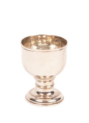 A George I miniature silver goblet  36b69c