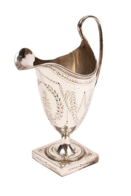 A George III silver jug, Hester