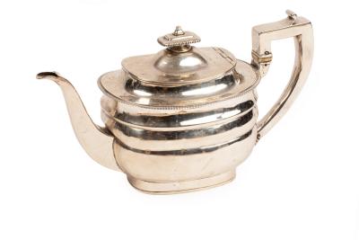 A George III silver teapot John 36b6a5