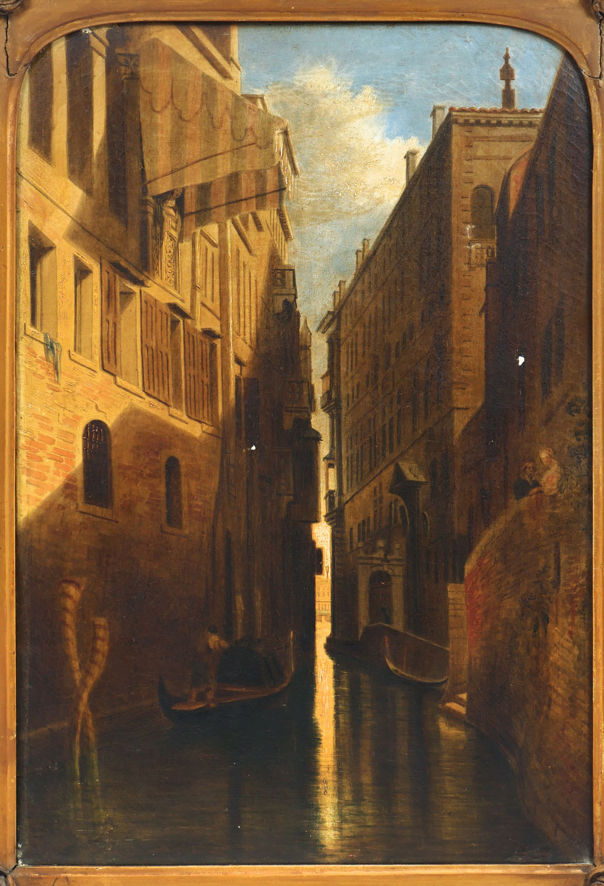 FINE VENETIAN CANAL PAINTING BRANDEIS?: