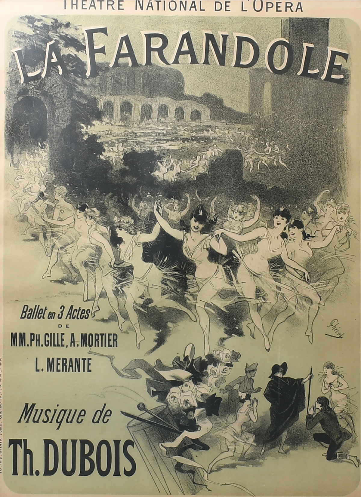 JULES CHERET POSTER FOR THEATRE