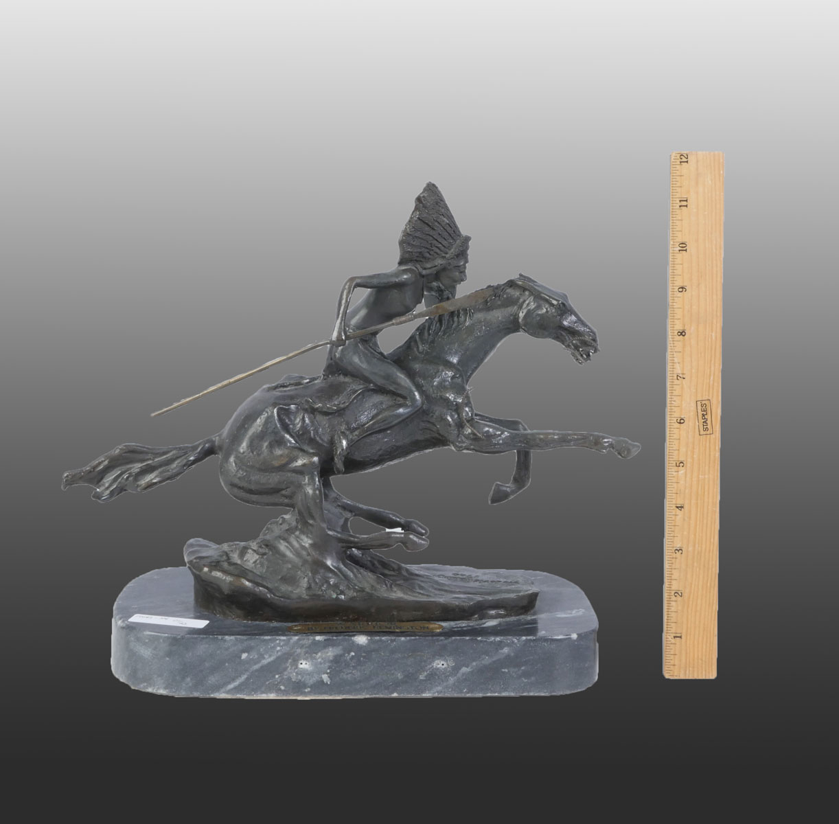 WARRIOR BRONZE AFTER FREDERIC REMINGTON  36b7bd