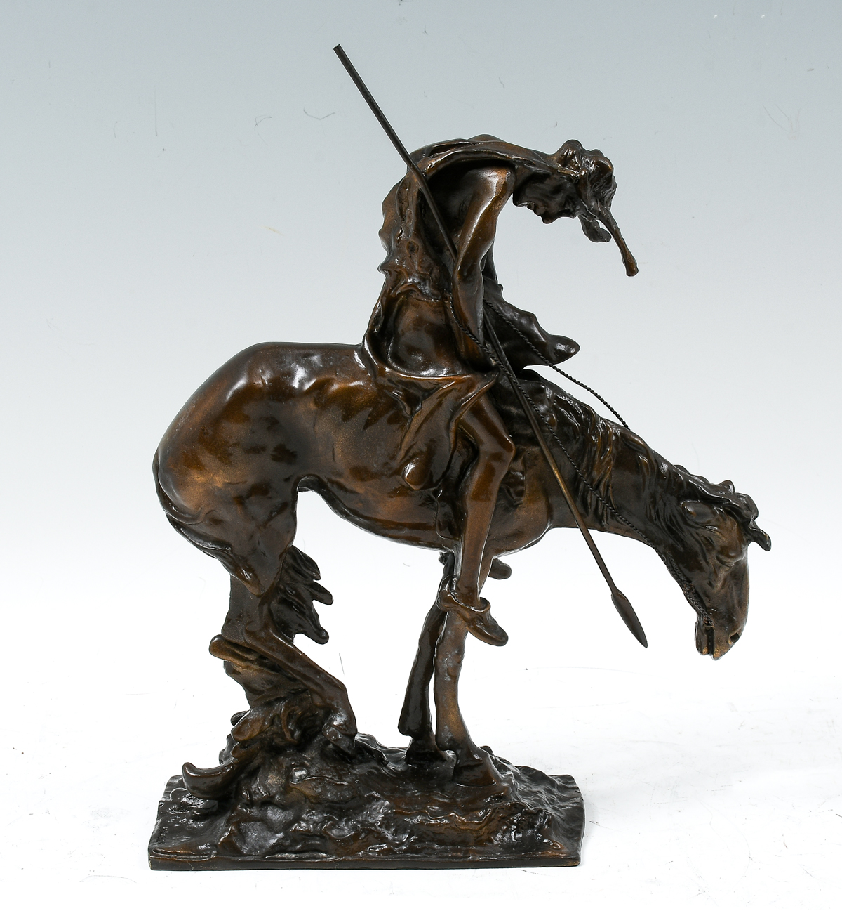 'END OF THE TRAIL'' BRONZE AFTER