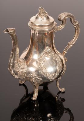 A 19th Century French silver coffee
