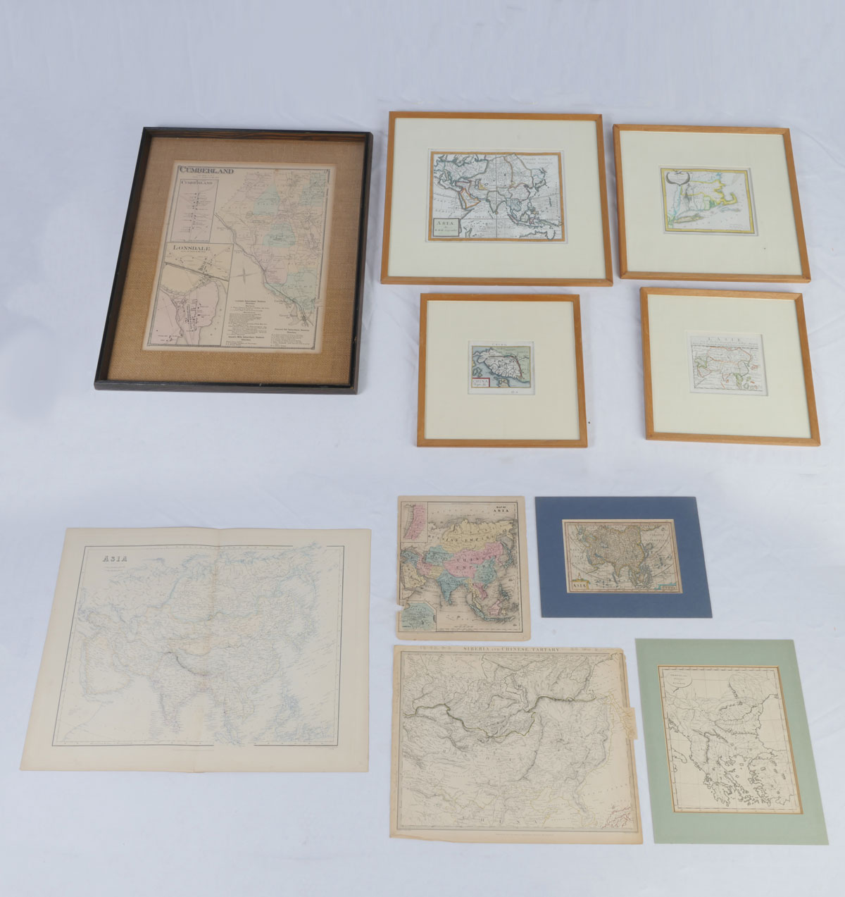 11 PC MAP COLLECTION Comprising  36b869