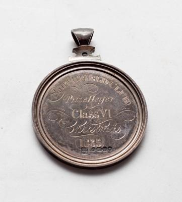 A Smithfield Club silver medallion,