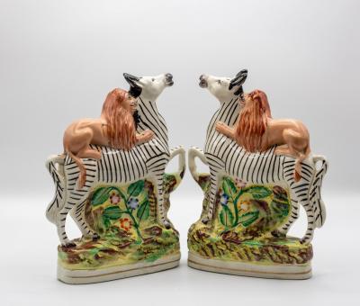 A pair of late 19th Century Staffordshire 36b8d1