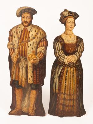A pair of 17th Century style dummy