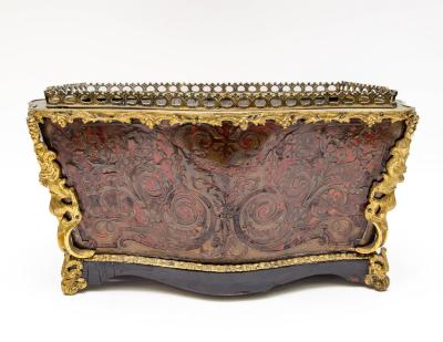 A Boulle type jardinière, gilt