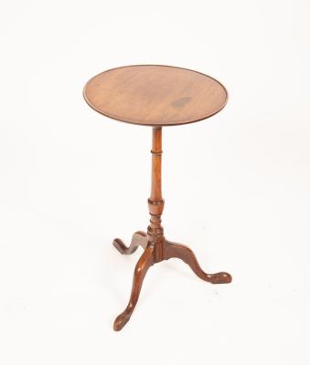 A George III mahogany wine table,