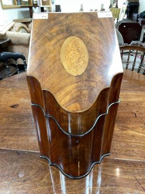 A George III mahogany serpentine 36ba2c