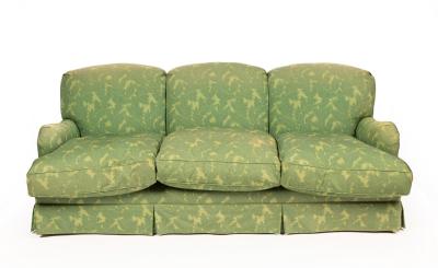 An upholstered three seater sofa  36ba36