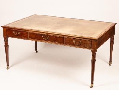 An Irish George III mahogany partners  36ba4c