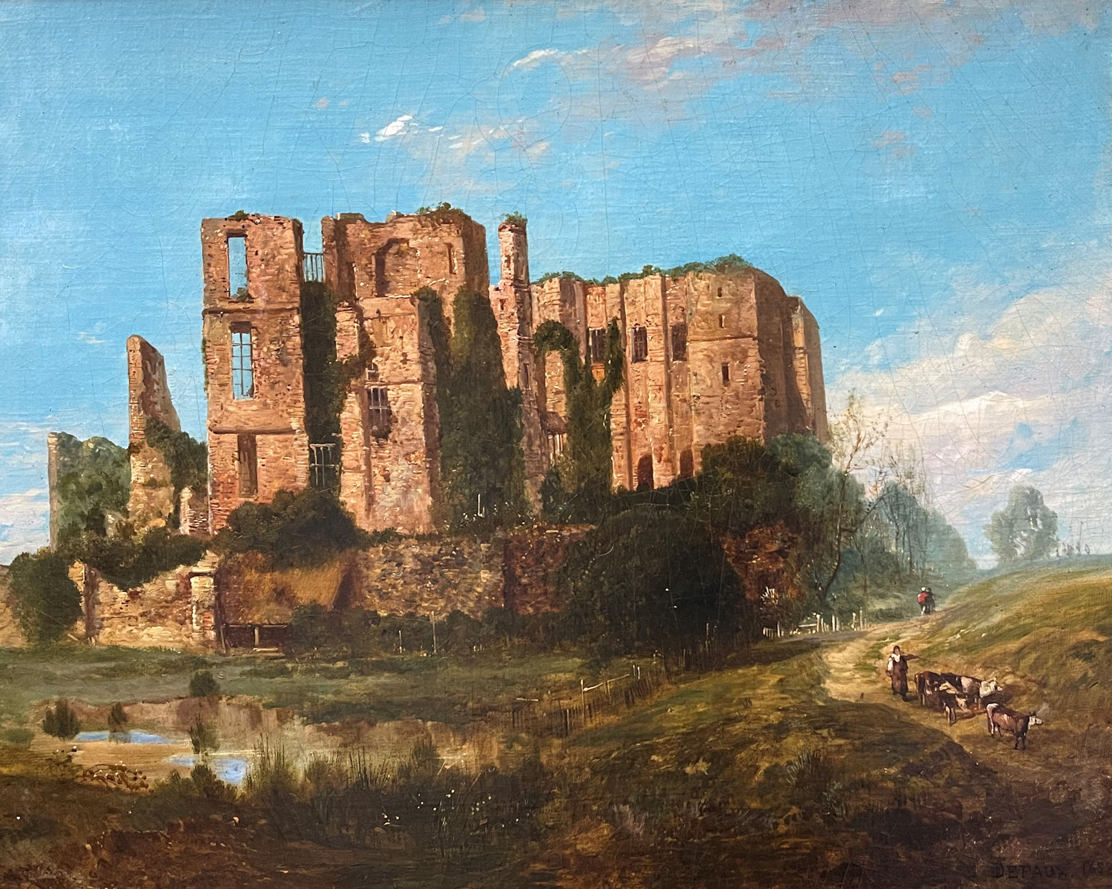 EUROPEAN CASTLE RUINS LANDSCAPE 36ba7e