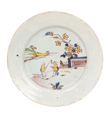 An English Delftware plate probably 36bad9